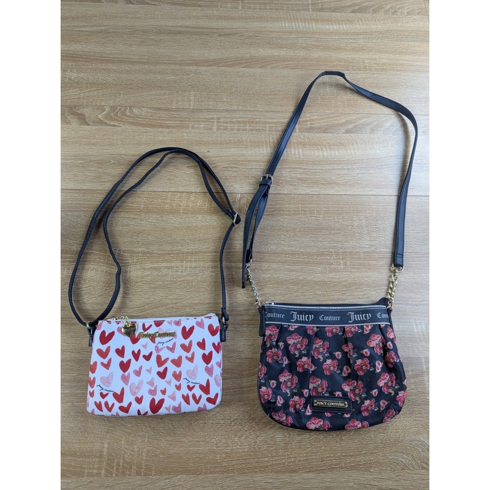 Juicy Couture Crossbody Mini Bag Purse Lot Of 2